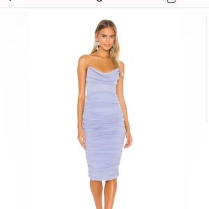 Worn ONCE Michael Costello x REVOLVE strapless dress